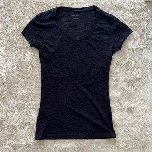 All Saints Dark Purple T Shirt Size 0